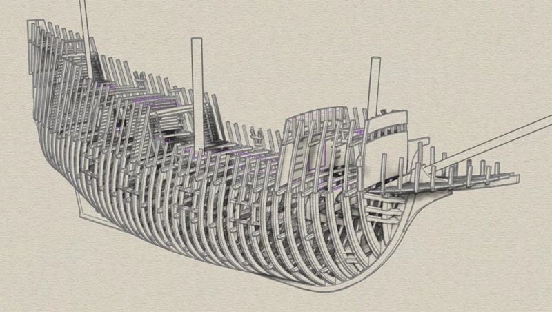 Mayflower Full Ribs Scale 1/48 31 Mayflower Full Ribs Scale 1/48 31